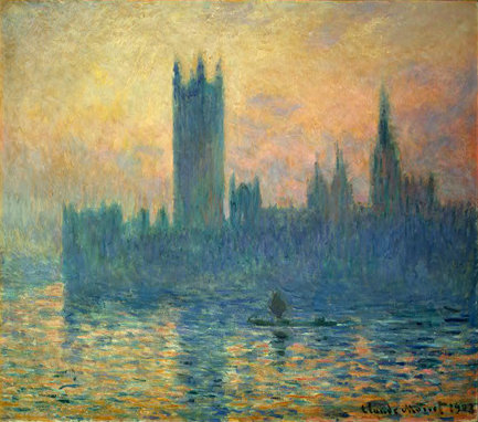 Houses of Parliament, Soleil Couchant